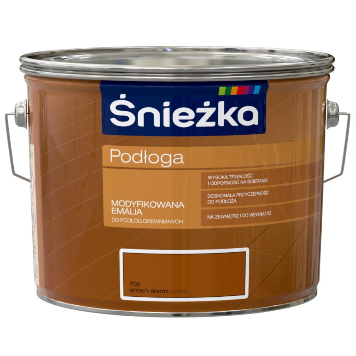 Эмаль Sniezka Podloga для пола промежуточный орех P02 2.5 л