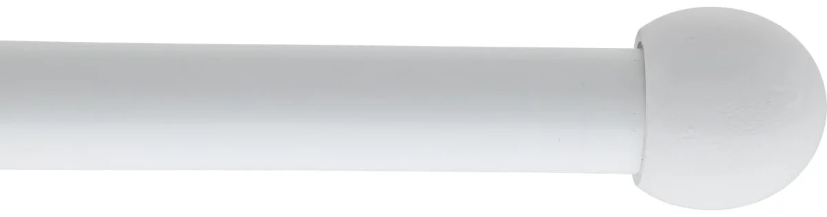 Карниз для штор Luance BOULE 2м D28 дерево белый 9509N2820001