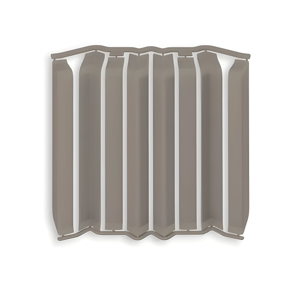 Накладки для плинтуса фигурного 80мм "Идеал Дюра" (набор из 8 эл. во флоупаке), 036 Платиново-серый