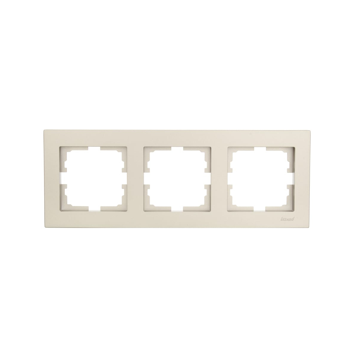 Рамка VESNA 742-3700-148 3-ая горизантальная титан