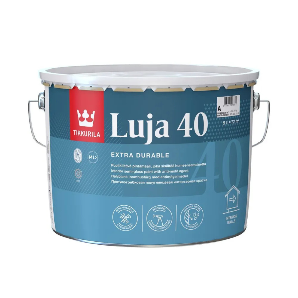 Краска экстра-стойкая LUJA 20 A п/мат 9л