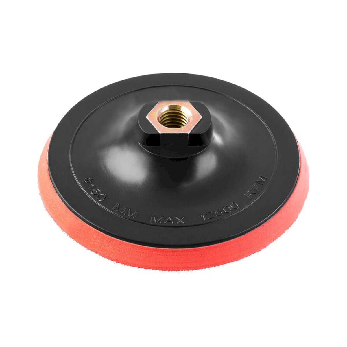 Тарелка опорная "ЭКСПЕРТ" 1514-100 пластиковая для УШМ под круг на липучке, М14,диаметр 100мм