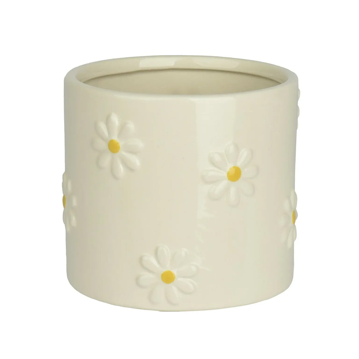 Ваза доломит Decoris Маргаритки 15,2х13,1 см 891396 Kmg