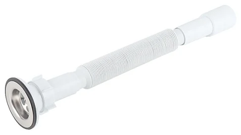 Сифон гофрированный, 1.1/2х40/50мм, с выпуском, IDDIS, 902AV750VD