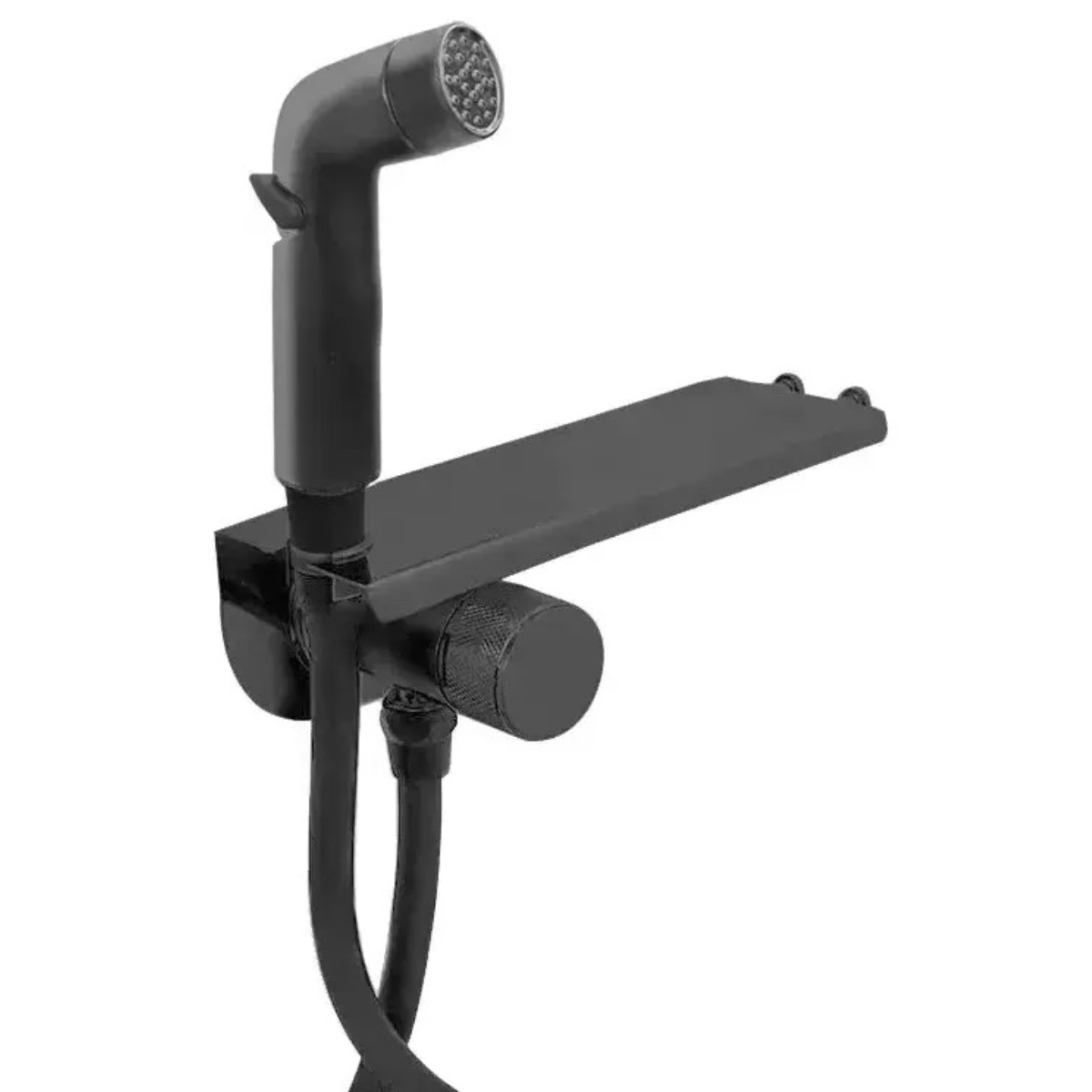 Гигиенический душ со смесителем, встраиваемый, черный ESKO Bangkok Black SMHBGB