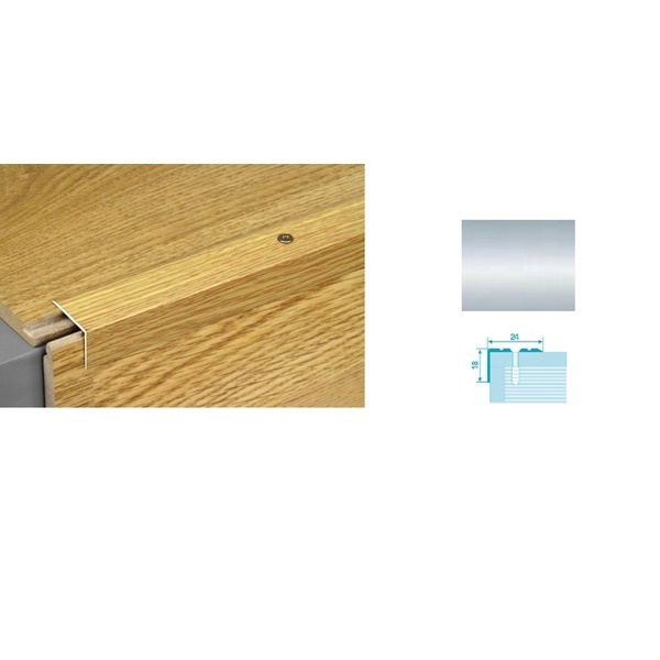 Профиль угловой  ПУ 03. серебро.0,9м