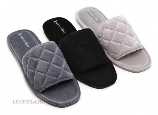 Тапочки домашние женские LuckyLand р-р 36-41 3768 W-CH-O