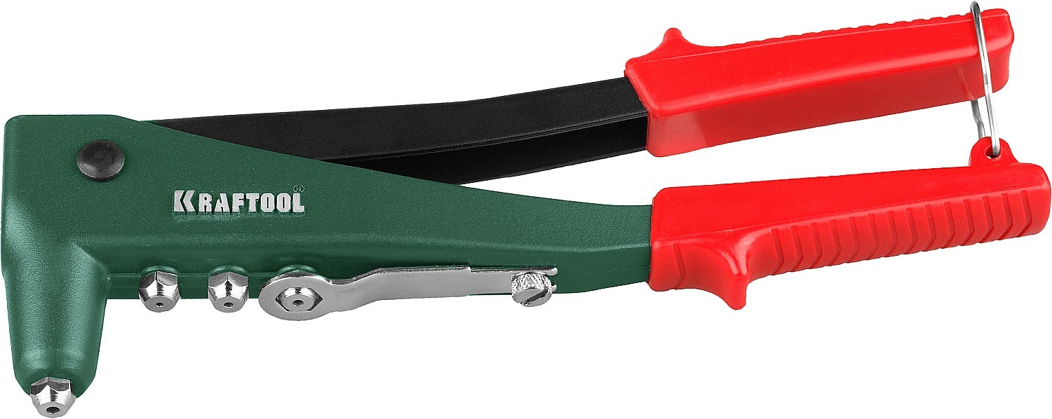 Заклепочник с литым корпусом, KRAFTOOL "NX-3" 31170, для заклёпок d=2,4-4,8 мм - алюминий и сталь, d