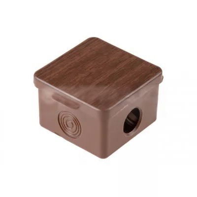 Коробка распределительная ОП 65х65х50мм, бук, 4 мембр. вх. IP54 ЮПИТЕР