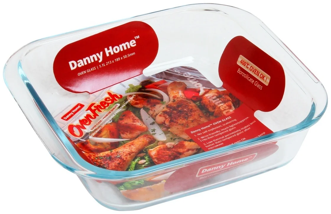 Форма для запекания DH Oven Fresh 21,3х18,9х5,5 см. квадратная стекло KP015