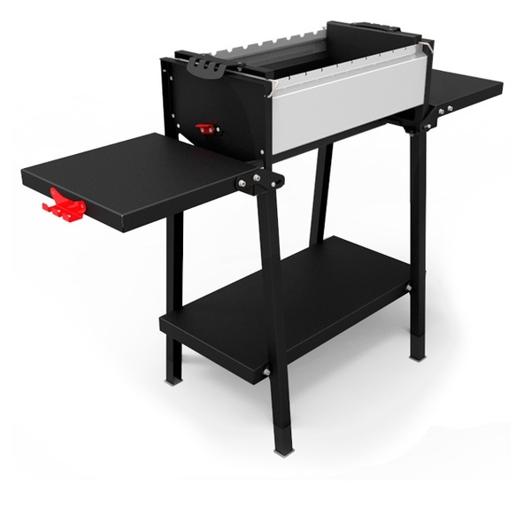 Мангал Grillver Крафтикс Сильвер на подставке