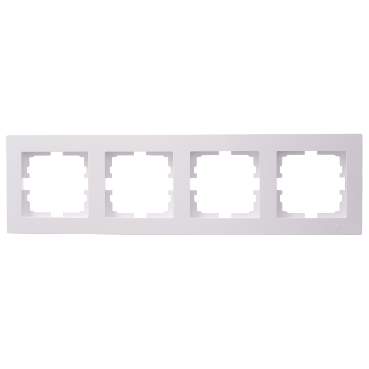 Рамка VESNA 742-0200-149 4-ая горизонтальная белая