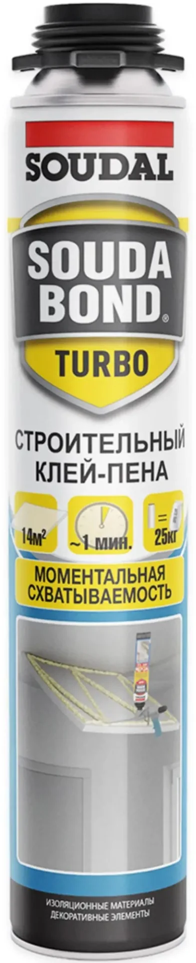 Клей-пена Soudabond Gun Turbo 12*750 мл