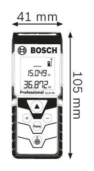 Дальномер лазерный BOSCH GLM 40 с дальностью действия 40м