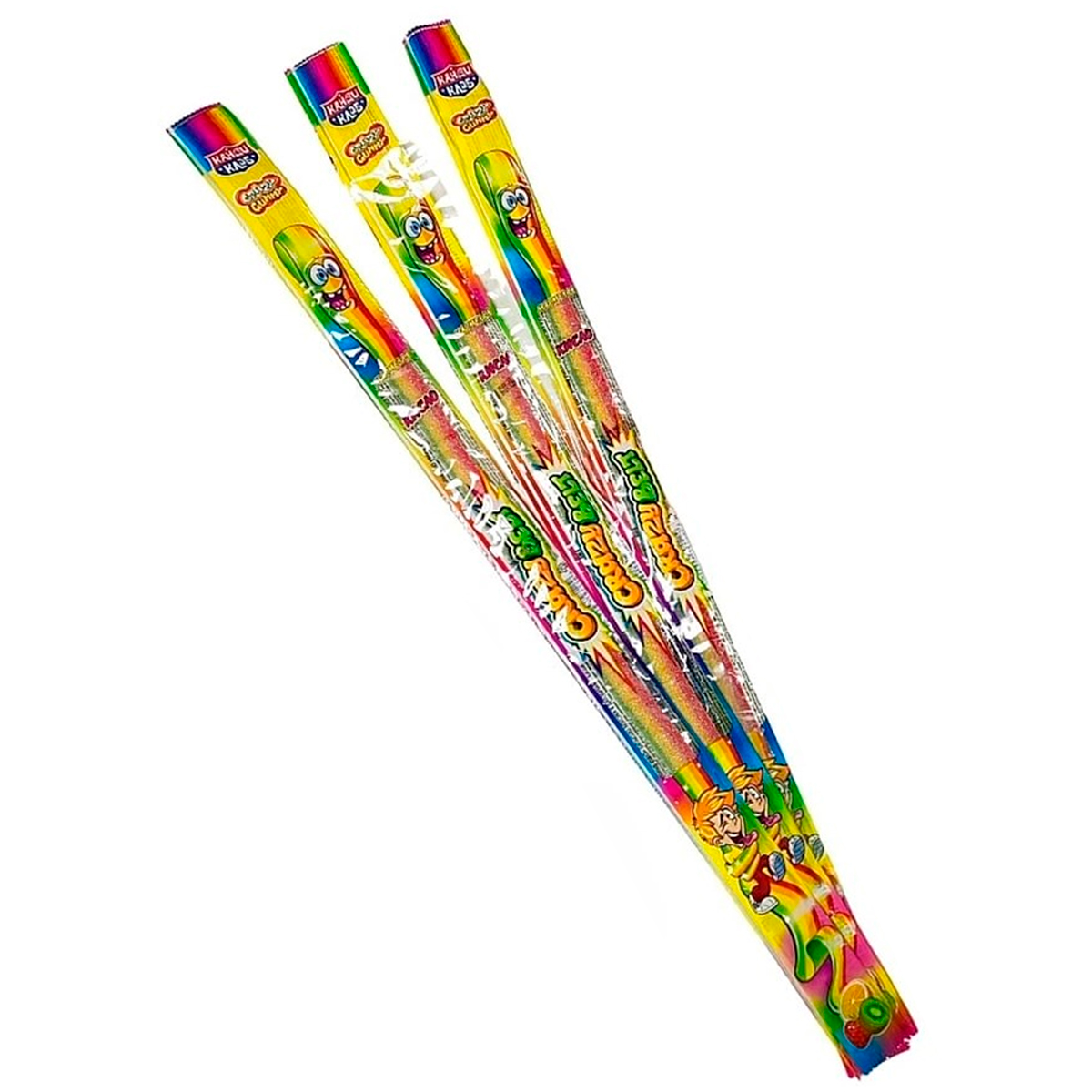 Мармелад в кислой обсыпке CRAZY GUMMY CRAZY BELT Кислый ремешок тутти-фрутти 15г MAR089