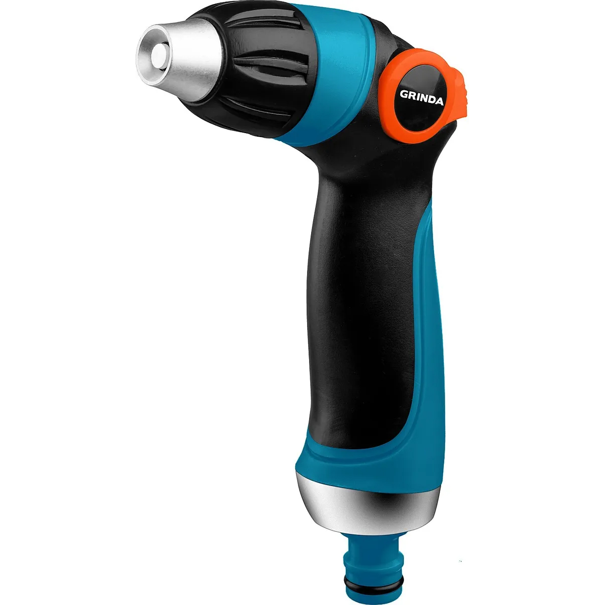 Пистолет GRINDA PROLine S-R  поливочный, двухкомпонентный с регулятором напора плавная регулировка