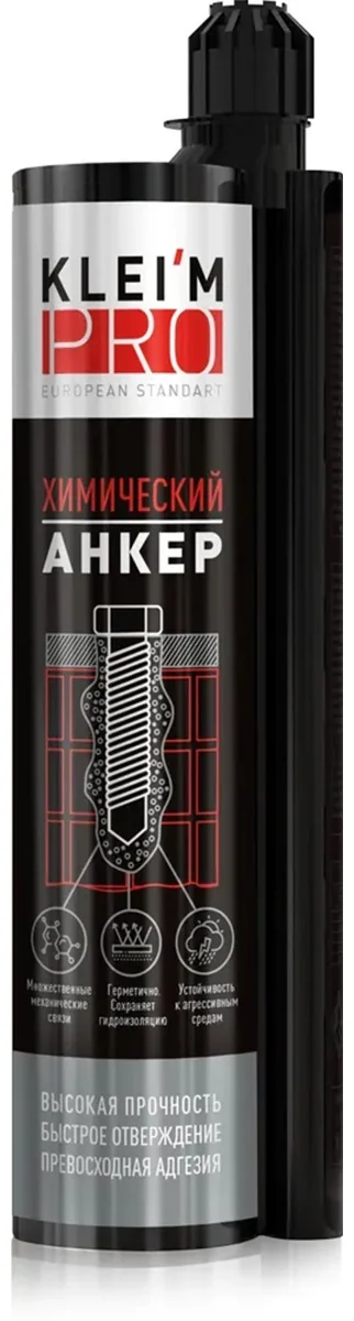 Анкер химический "KLEIM PRO" на основе полиэстера, 345 мл (картридж 20 шт/кор)