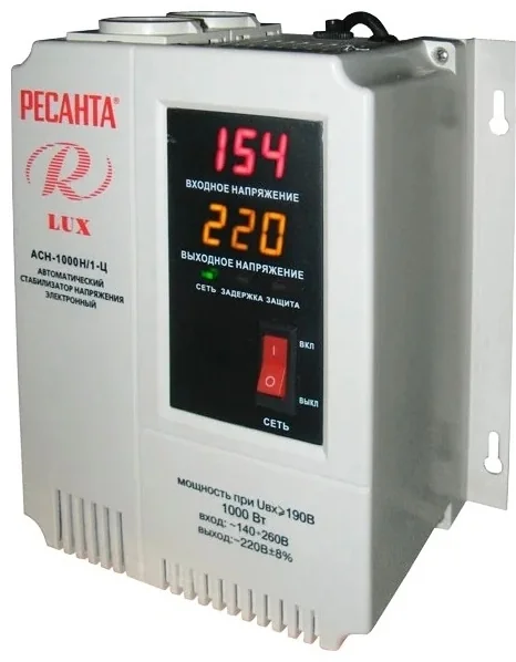 Стабилизатор 1000/1 АСН  Ц Ресанта  LUX