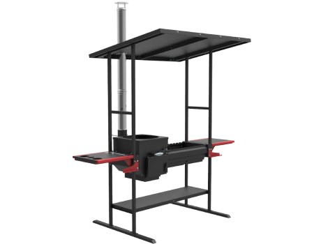 Печь-мангал Grillver Искандер-400 Инклайн Эйр