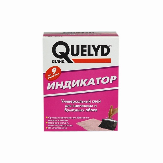 Клей для обоев Quelyd 250г индикатор