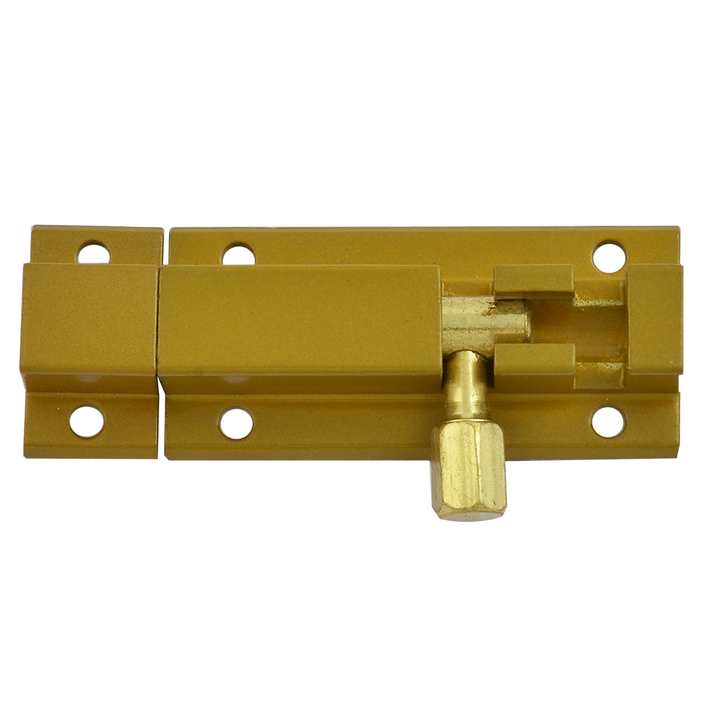 Шпингалет-задвижка 500 (80 мм) золото