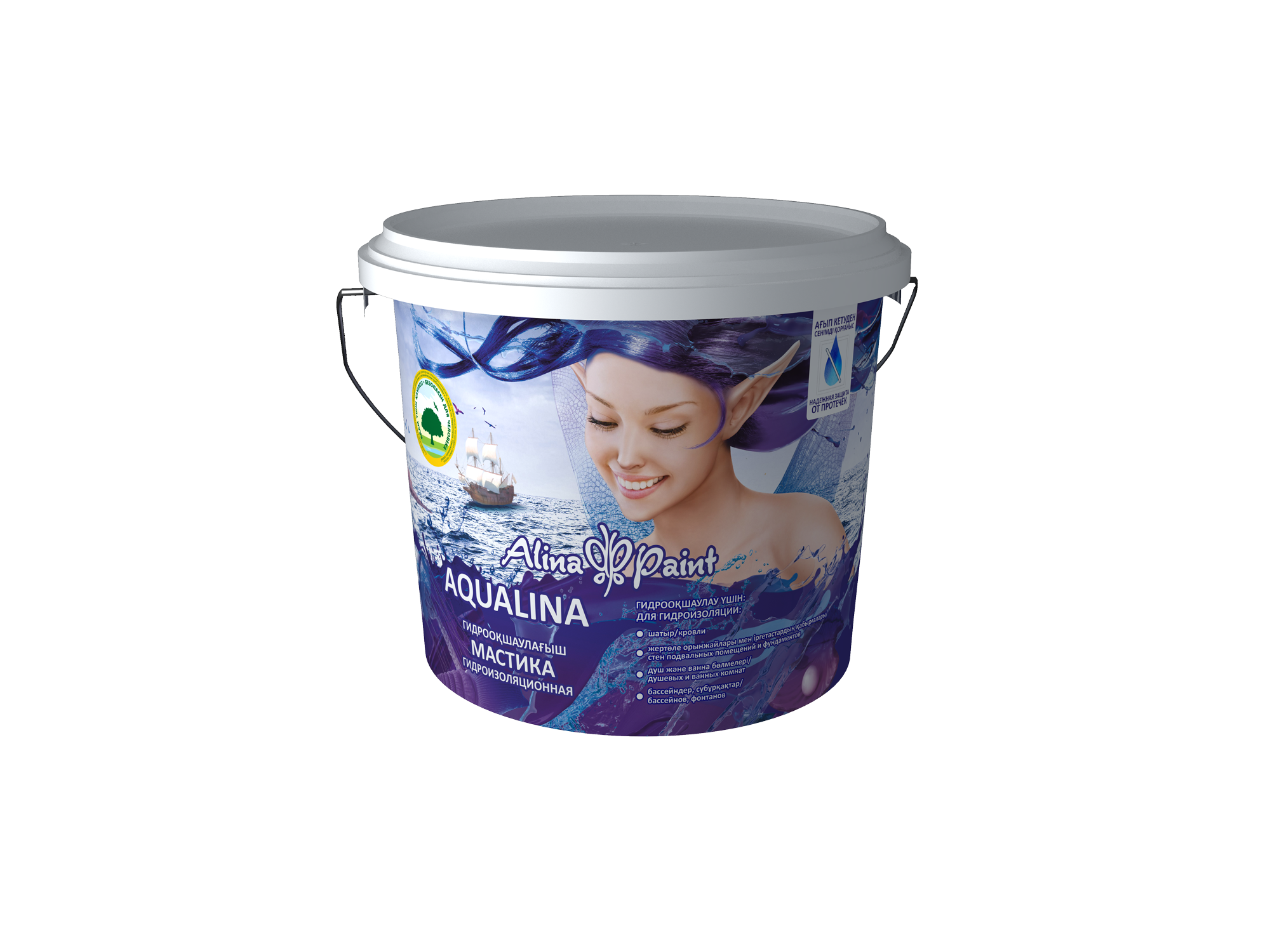 Мастика, Alina Paint Aqualina 7 кг (гидроизоляционная)