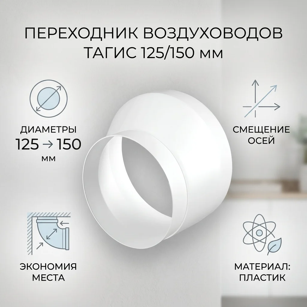 Редуктор эксцентриковый d125мм/d150мм т/у
