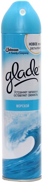Освежитель воздуха Glade 300мл моpской