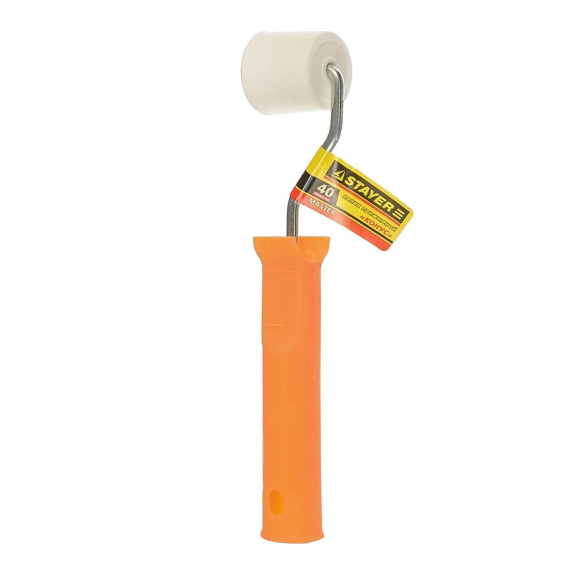 Валик STAYER "КОНУС" прижимной пластмассовый, бюгель 6мм, 40мм