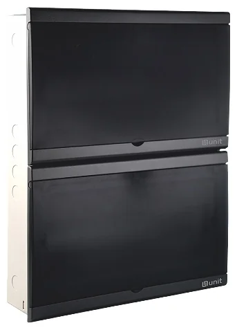 NEO ЩРВ 36 модулей встр. металл+пластик черный IP41 (502×391×80) UNIT (4)