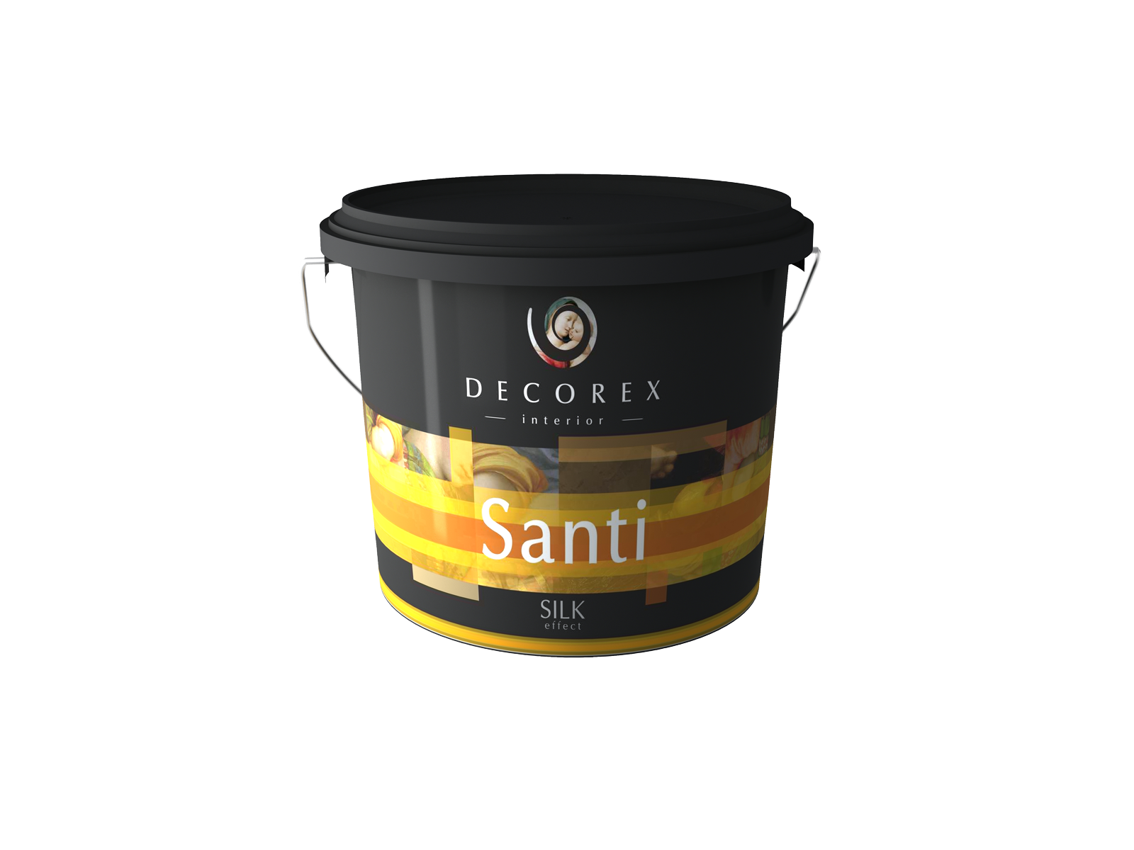 Декоративная штукатурка Decorex SANTI NEW, 5 кг, база silver
