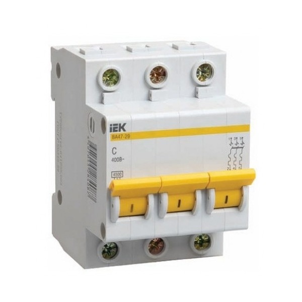 Автомат ИЭК 3  25А  ВА 47-29  16220