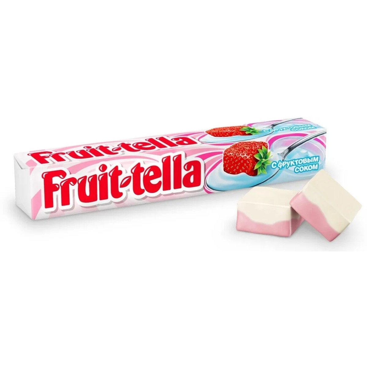 Fruit-tella мармелад клубничный йогурт 41г