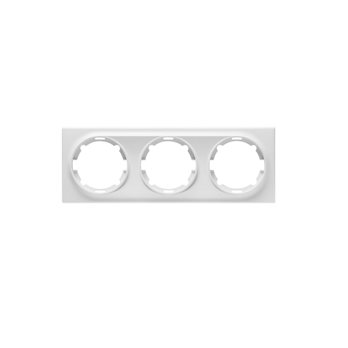 Рамка тройная, цвет белый (серия Florence) арт.1E52301300