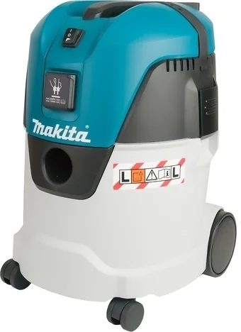 Пылесос Makita VC2512L (вл\сух), 1000 Вт, 3600 л\м, 210 мбар, 25 л, шланг 36 мм х 3.5 м, 8 кг, кор, 