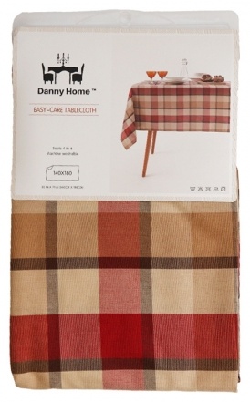 Скатерть DH 140х180 см Клетка TAC-131