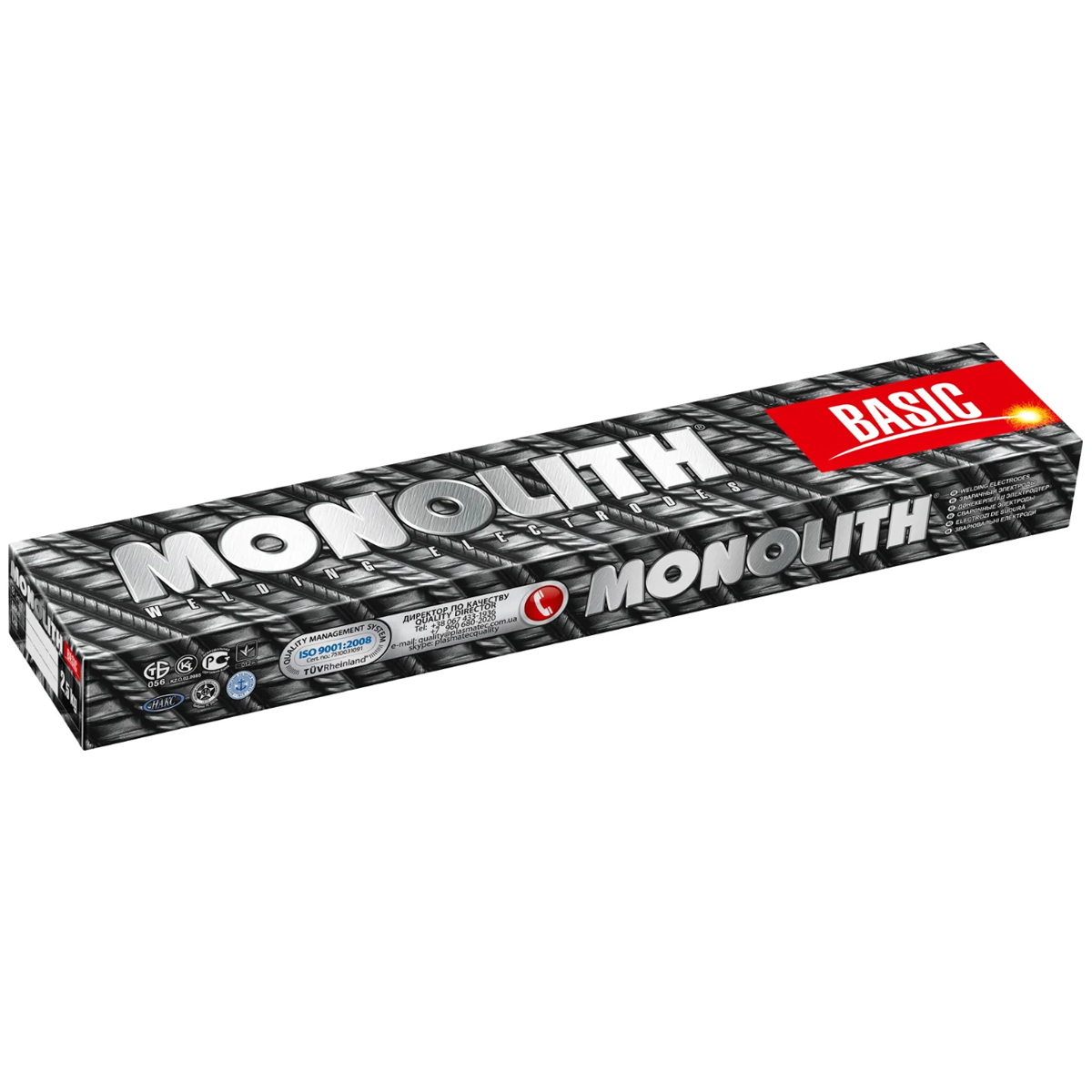 Электроды УОНИ-13/55 д-3 Плазма ТМ Monolith (2,5кг/1уп)