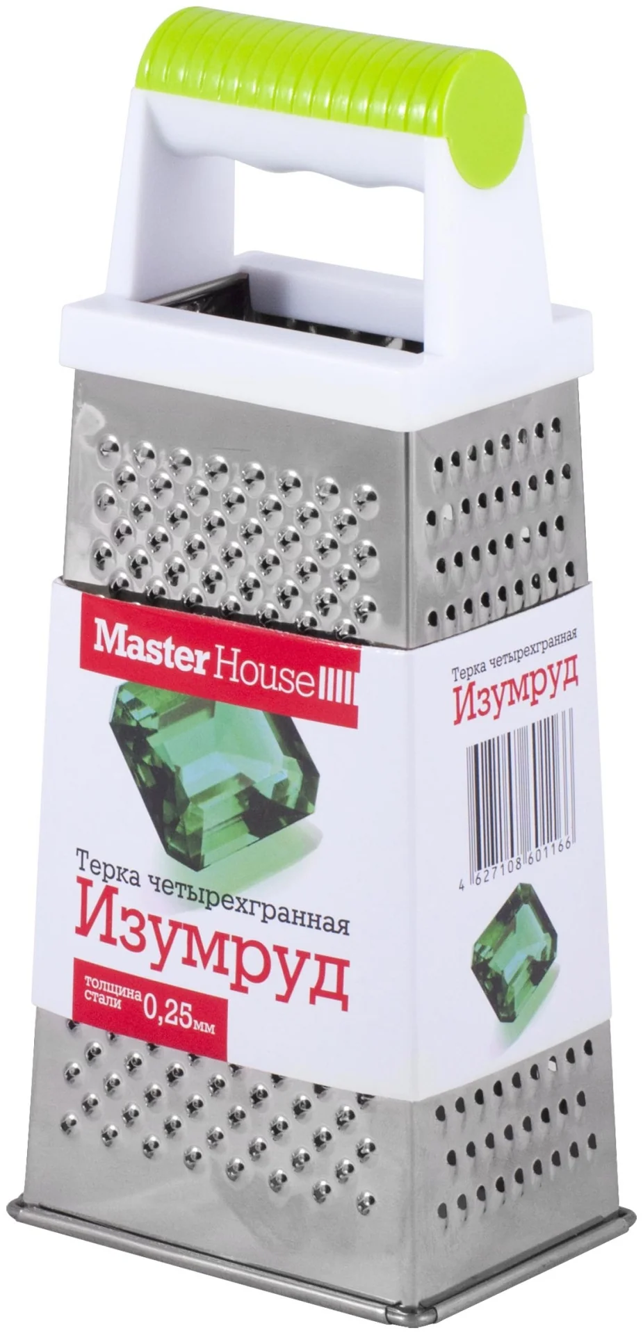 Терка четырехгранная Master House Изумруд