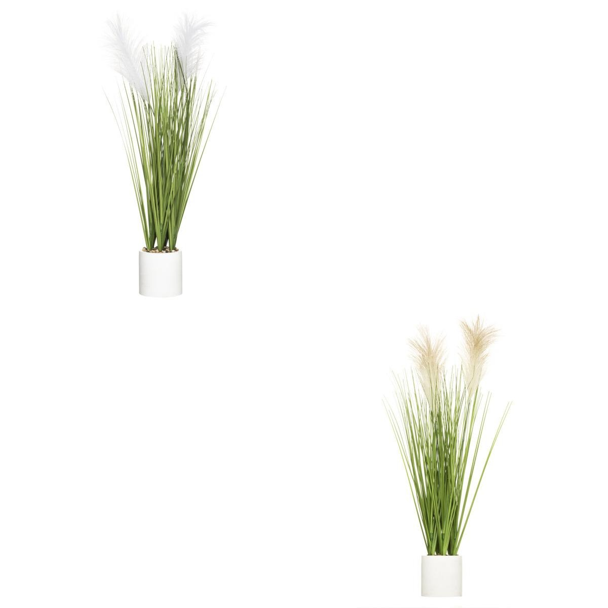 Растение искусственное Atmosphera Пампасная трава в горшке 36х30х68 см 181500