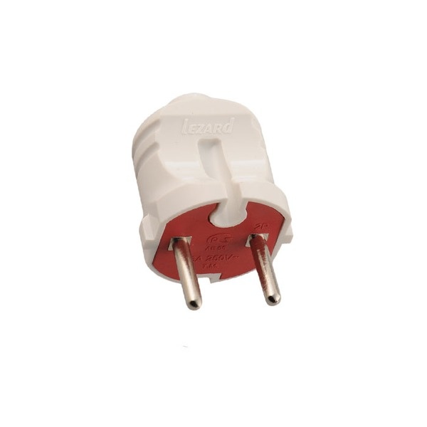 Вилка однофазная 50/600  LEZARD 715 0101 601