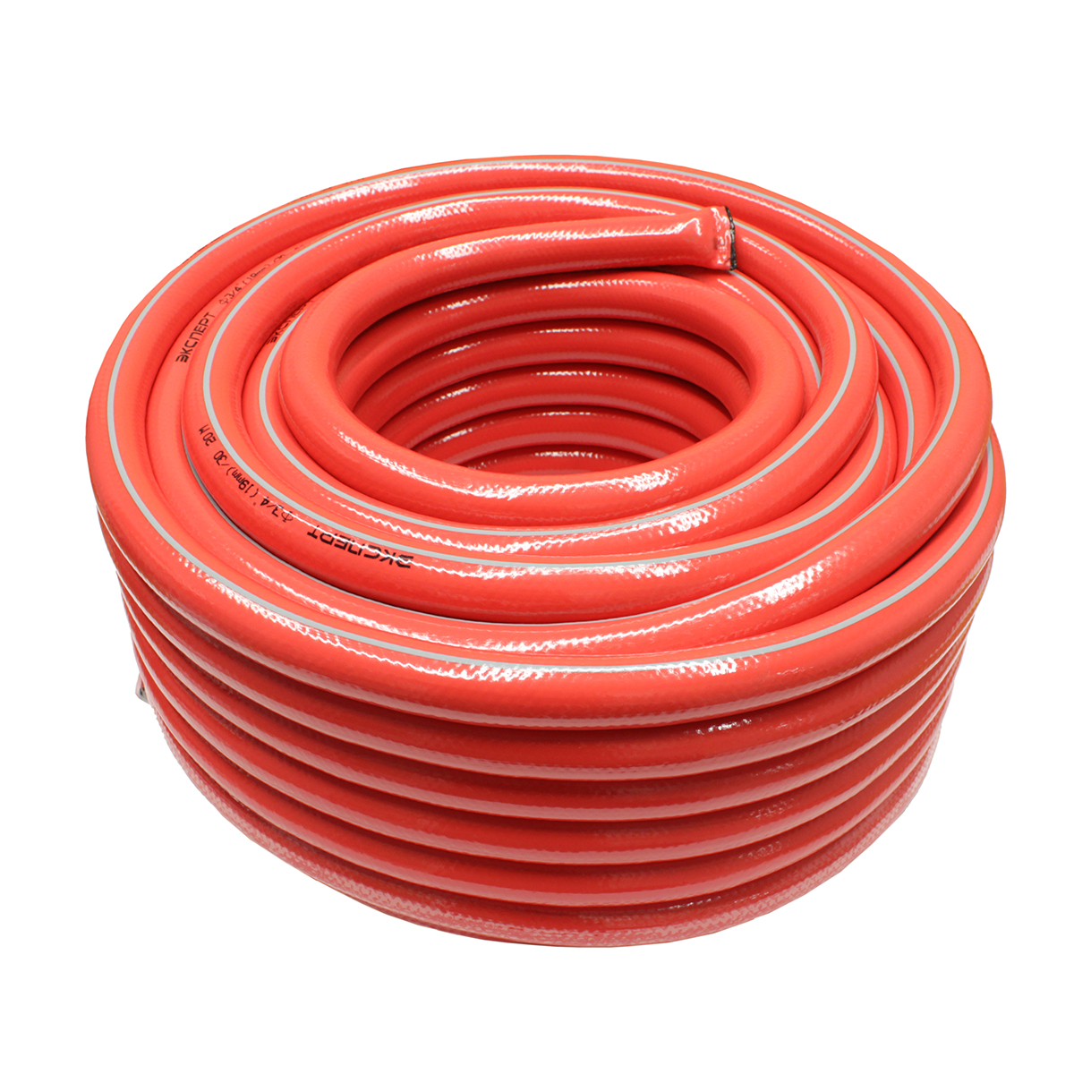 Шланг "ЭКСПЕРТ" ЭКО 0202-3/4-20 поливочный,армированный 3-х слойный ПВХ, 2мм, 3/4"x20м