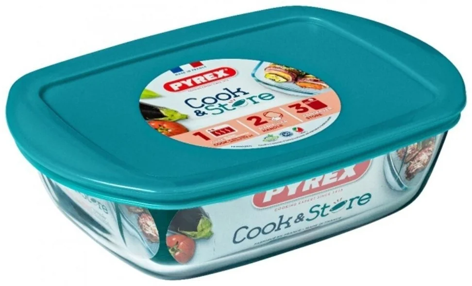 Блюдо прямоугольное с крышкой Cook&Store 23х15x6.5см