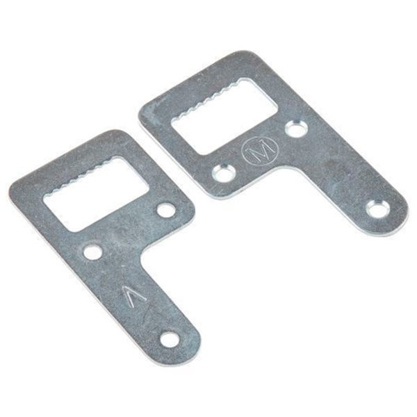 Подвеска мебельная 36х67 мм, белый цинк (4 шт в зип-локе) STARFIX, арт.SMM1-71134-4