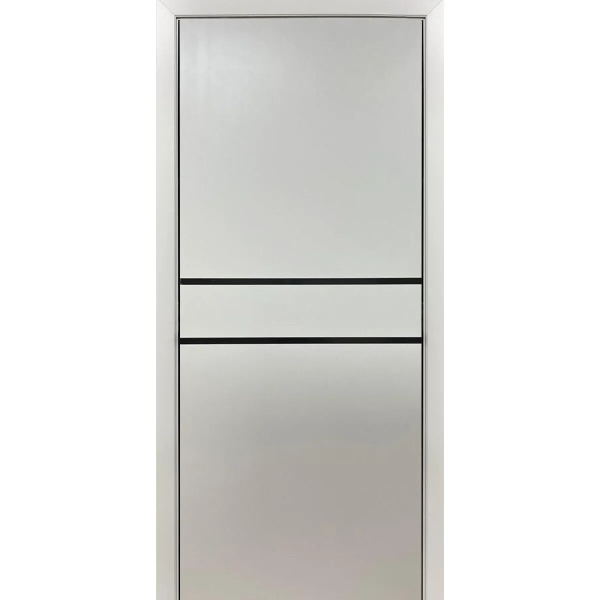 Дверное полотно остекленное Ирис Белое 700мм