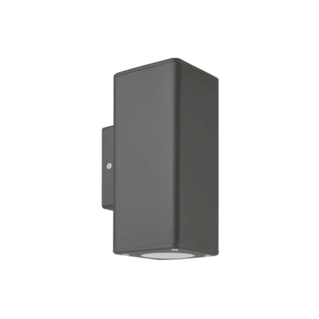 Светильник настенный уличный VT/ADRIA-SQ2/2xGU10/D7*H19CM/IP54/ANTR/OUTWALL