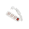 LILA 720 0302 302 Удлинитель 10А 3входа 2м с выкл