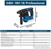 Перфоратор аккумуляторный Bosch GBH 18V-18 Professional 0611927001