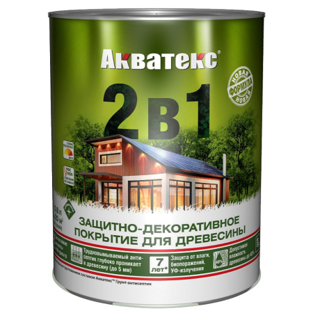 Текстурное покрытие - Акватекс (0,8л) - дуб