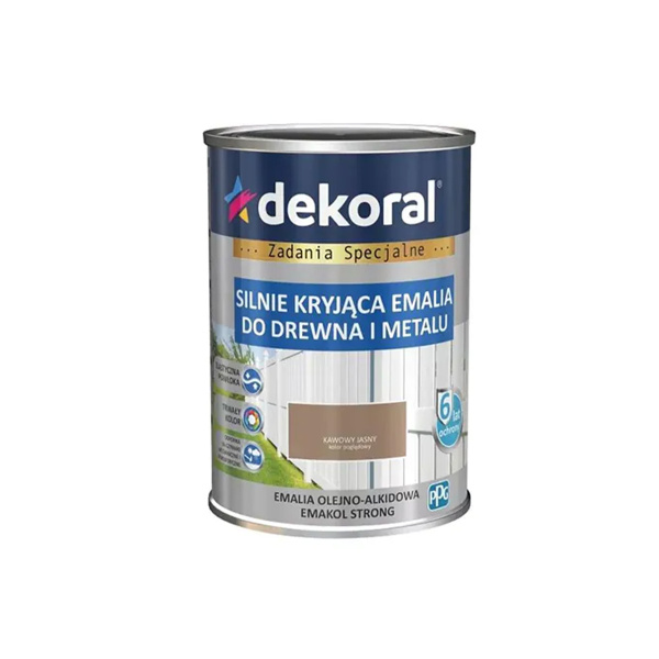 Dekoral Эмаль Emakol SB Trim светлый кофейный  0,9л