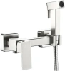 Смеситель с гигиеническим душем HAIBA HB5521 сталь